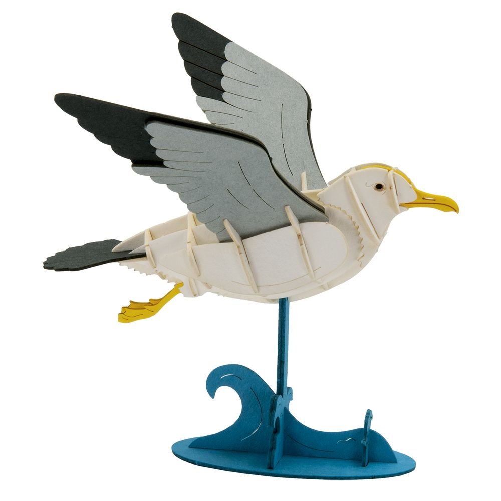 Maqueta de papel 3D Gaviota - Fridolin