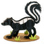 Maqueta de papel 3D mofeta Fridolin