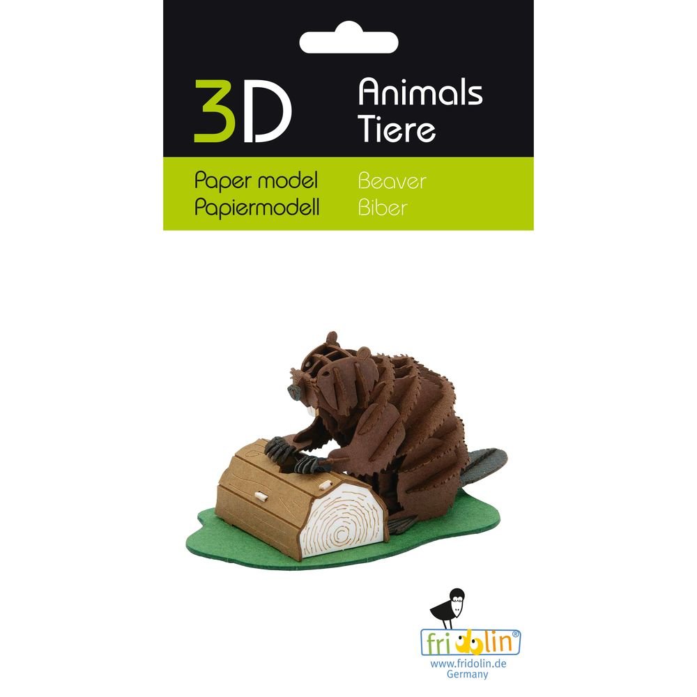 Maqueta 3D Castor Fridolin