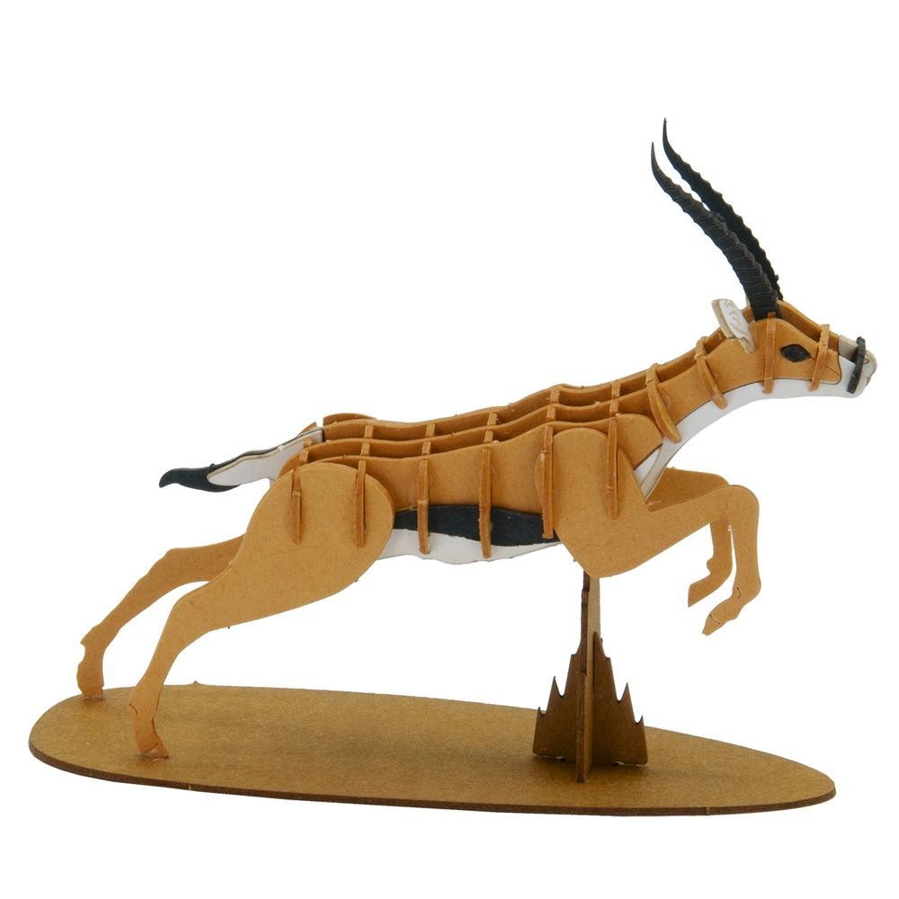Maqueta de papel 3D Gacela Fridolin