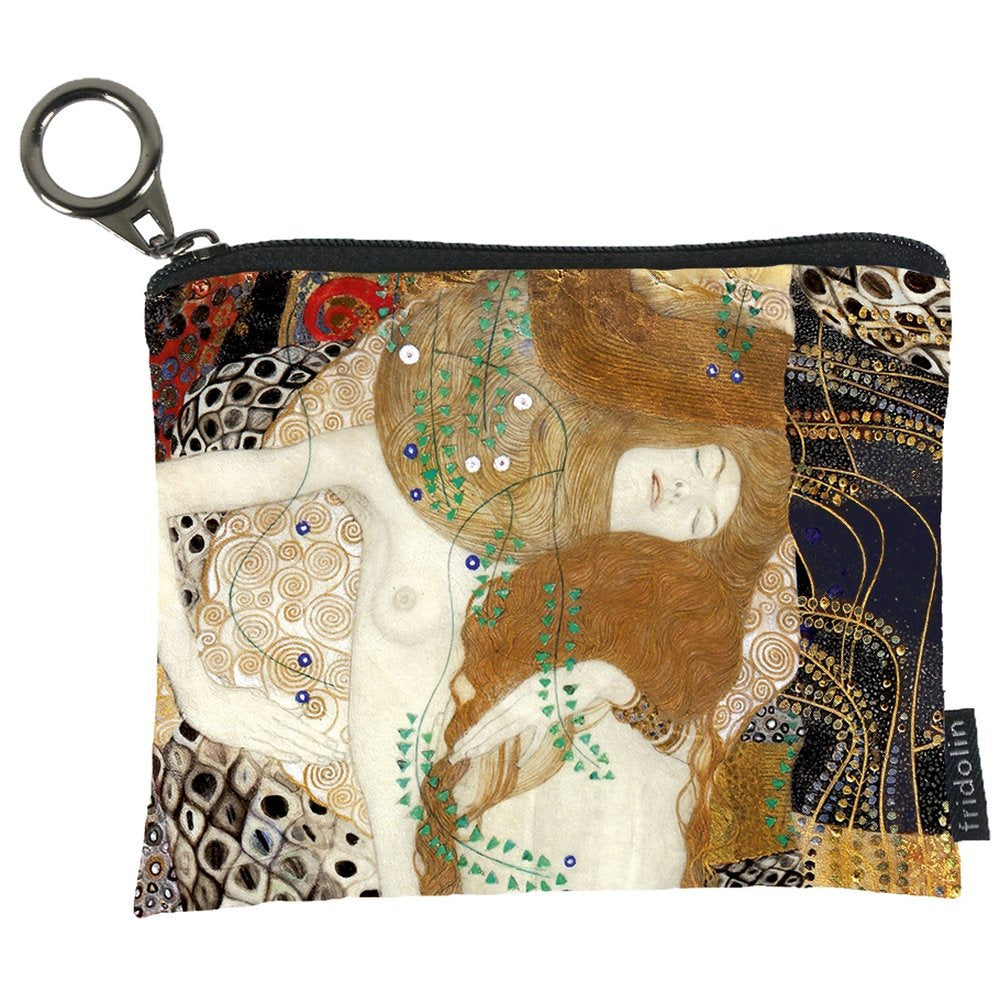 MINI MONEDERO CON CREMALLERA KLIMT SERPIENTES DE AGUA | FRIDOLIN ARTE | 1 UNIDAD | 4031172192466 Imagen principal del producto