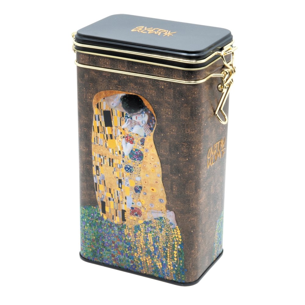 Caja de lata con cierre Gustav Klimt El Beso Fridolin Arte