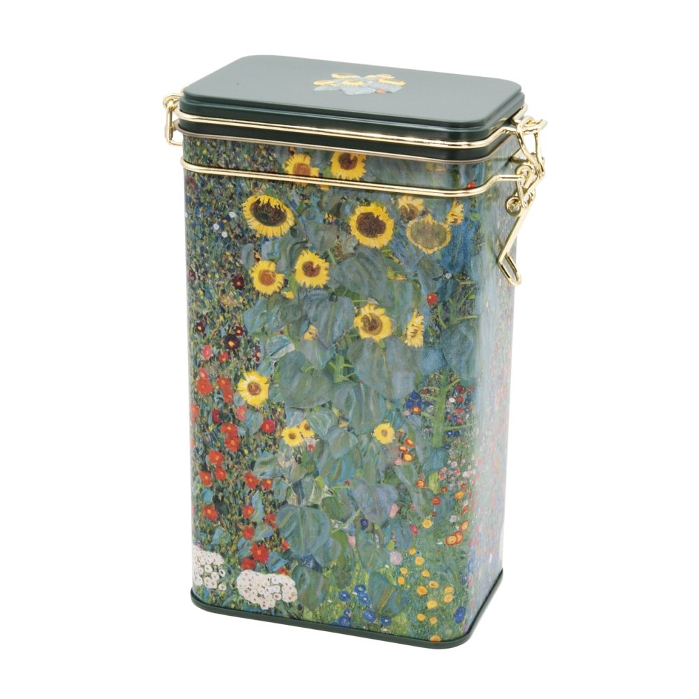 Caja de lata con cierre Klimt Jardín de la Granja Fridolin Arte Imagen principal del producto