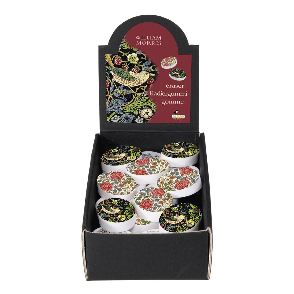 Expositor 60 Gomas de Borrar William Morris Fridolin Arte