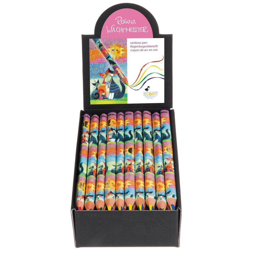 Expositor 50 Lápices Arcoiris Wachtmeister Fridolin Arte Imagen principal del producto