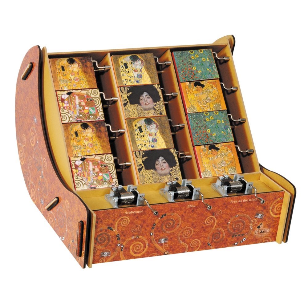 Expositor 36 cajas de música Klimt surtidas Fridolin