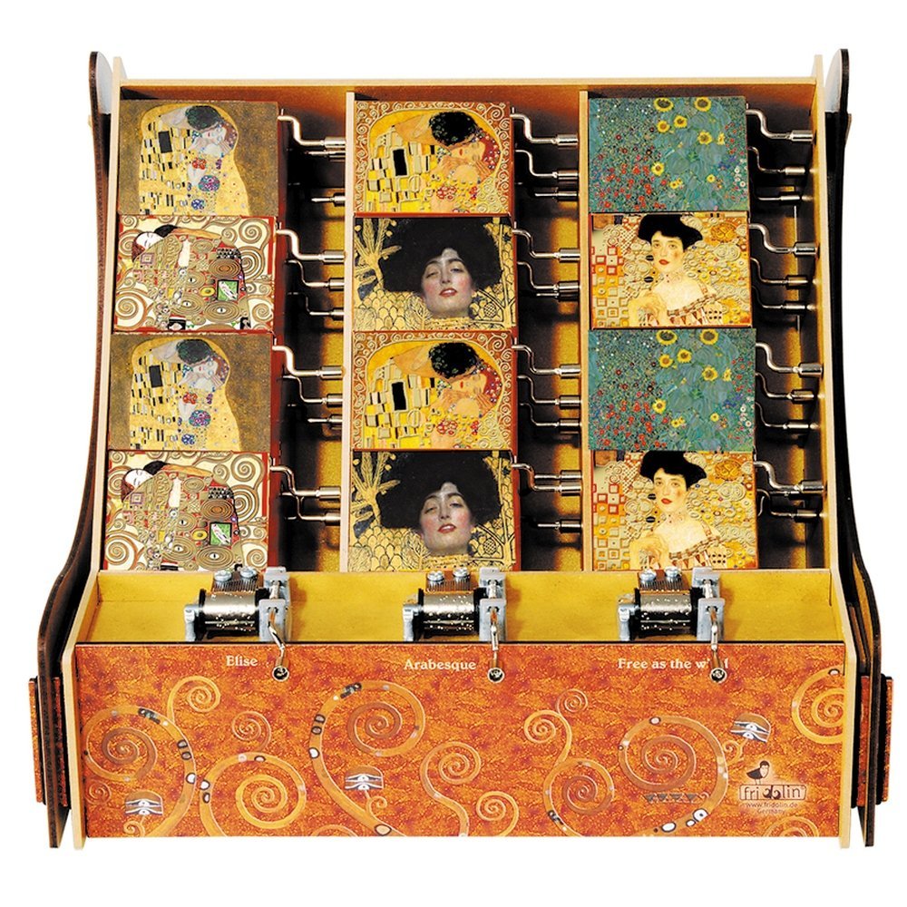 Expositor 36 cajas de música Klimt surtidas Fridolin