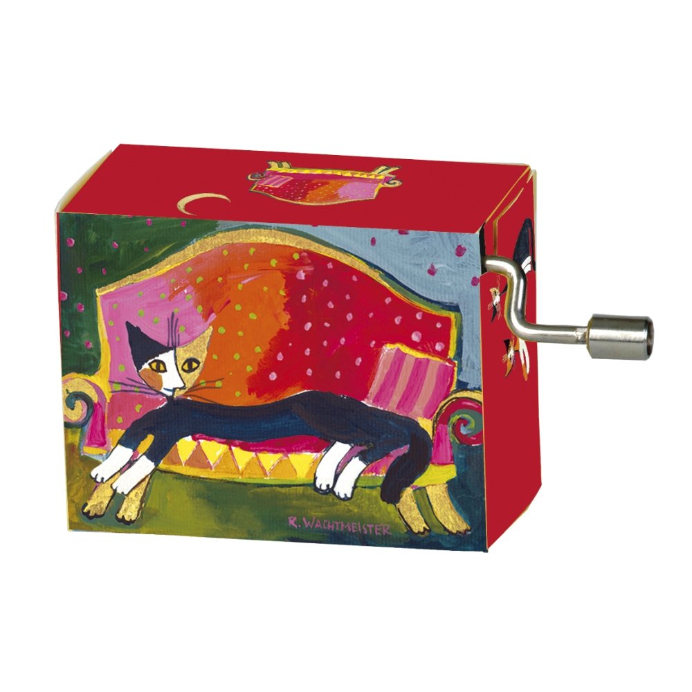 Caja de Música Musica Nocturna Mozart Gato en el Sof Fridolin Arte Imagen principal del producto