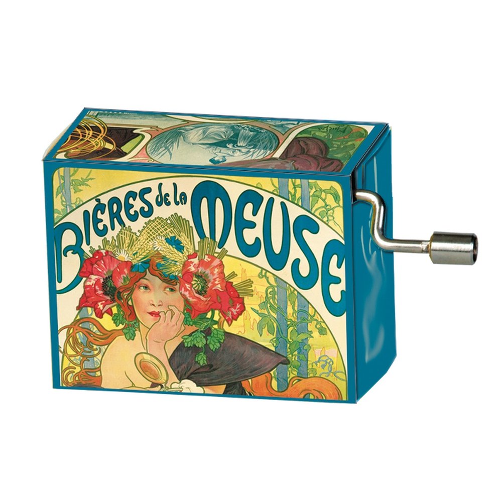 Caja de Música Cancan Frances Art Nouveau Bieres de M Marca Fridolin Arte Imagen principal del producto