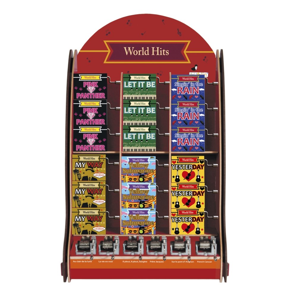 Expositor 36 Cajas de Música World-hits Surtidas Fridolin Arte Imagen principal del producto