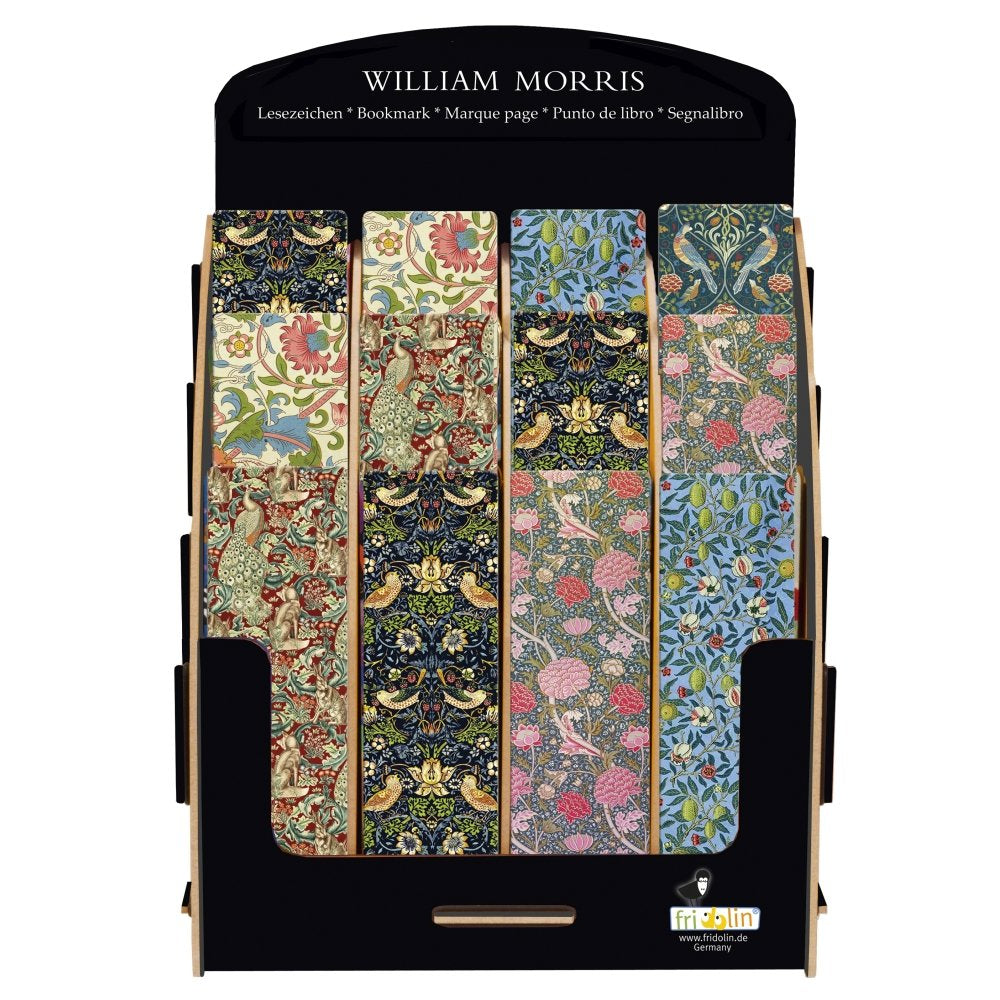 Expositor 240 Marcapáginas William Morris surtidos Fridolin Arte