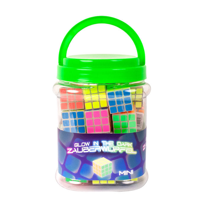 BOTE 36 CUBO RUBIK MAGICO MINI FLUORESCENTE SURTIDOS | TRENDHAUS | ENVASE 36 UDS. UNIDAD | 4032722039729 Imagen principal del producto
