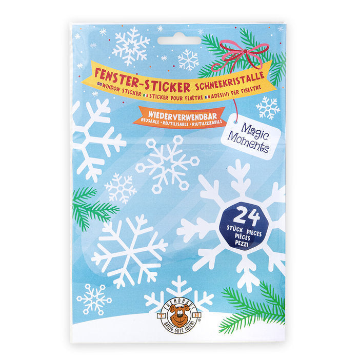 PEGATINAS DE NIEVE PARA CRISTAL DE VENTANA 24U | TRENDHAUS | ENVASE 12 UDS. UNIDAD | 4032722050984 Imagen principal del producto