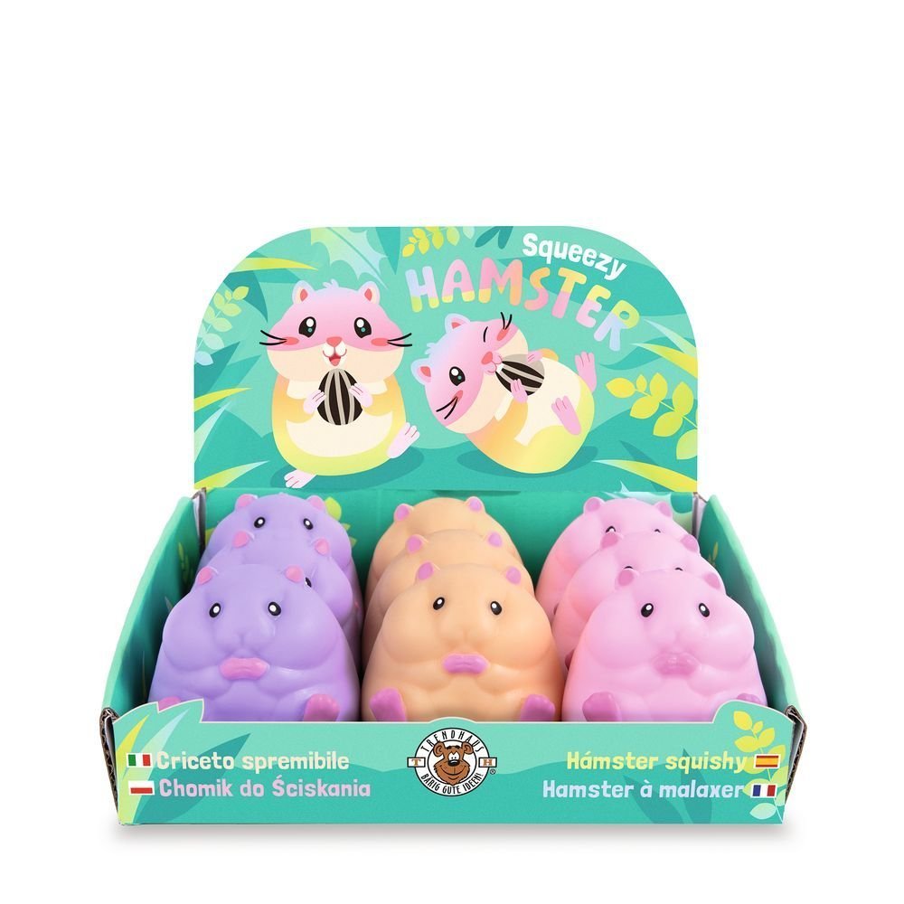 HAMSTER EXPRIMIBLE 3 MODELOS SURTIDOS | TRENDHAUS | ENVASE 9 UDS. UNIDAD | 4032722057341 Imagen principal del producto