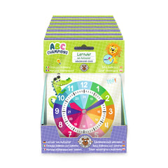 RELOJ EDUCATIVO CON SOPORTE ABC5 2 MODELOS SURTIDOS | TRENDHAUS | 1 UNIDAD | 4032722057556