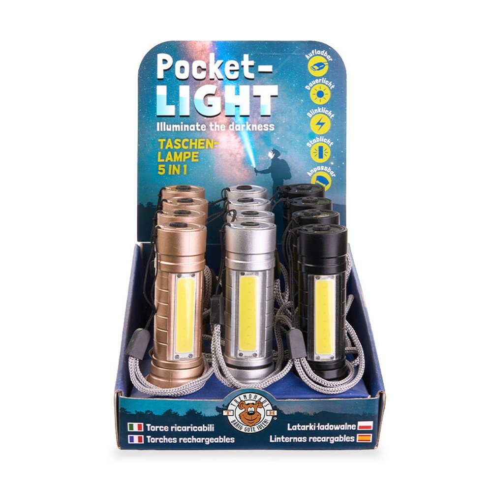 Linterna LED 5 en 1 Trendhaus, pack 12 unidades