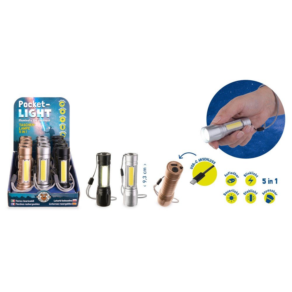 Linterna LED 5 en 1 Trendhaus, pack 12 unidades