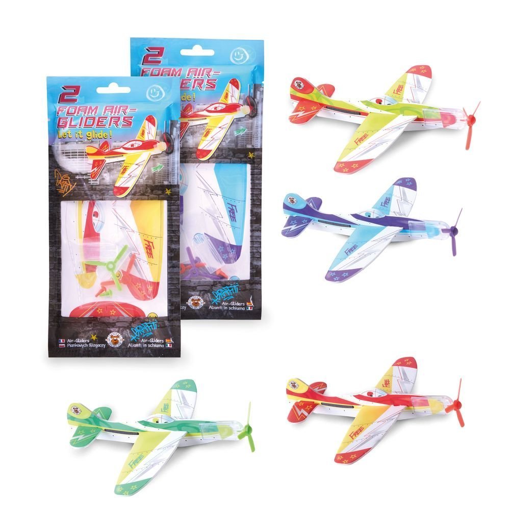 Expositor 24 Aviones Planeadores de Espuma Speed TRENDHAUS