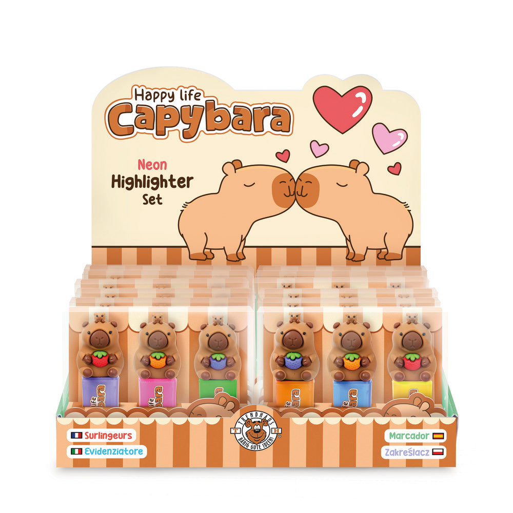 Expositor 12 Blister Subrayadores Capibara Hl TRENDHAUS