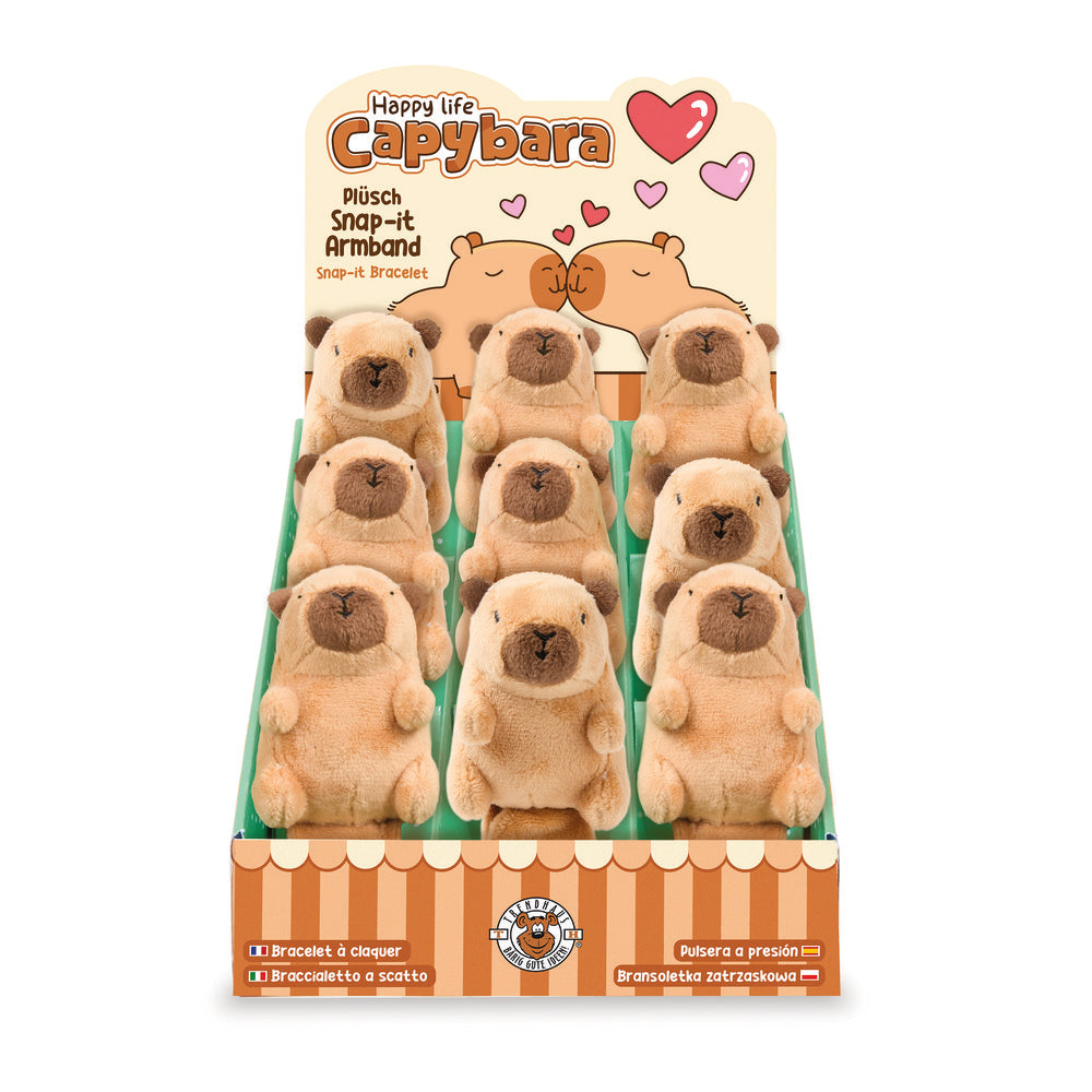 Expositor 9 Pulsera de Peluche Capibara HL TRENDHAUS Imagen principal del producto