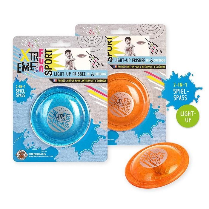 FRISBEE LUMINOSO DE BOLSILLO COLORES SURTIDOS | TRENDHAUS | 1 UNIDAD | 4032722958587 Imagen principal del producto