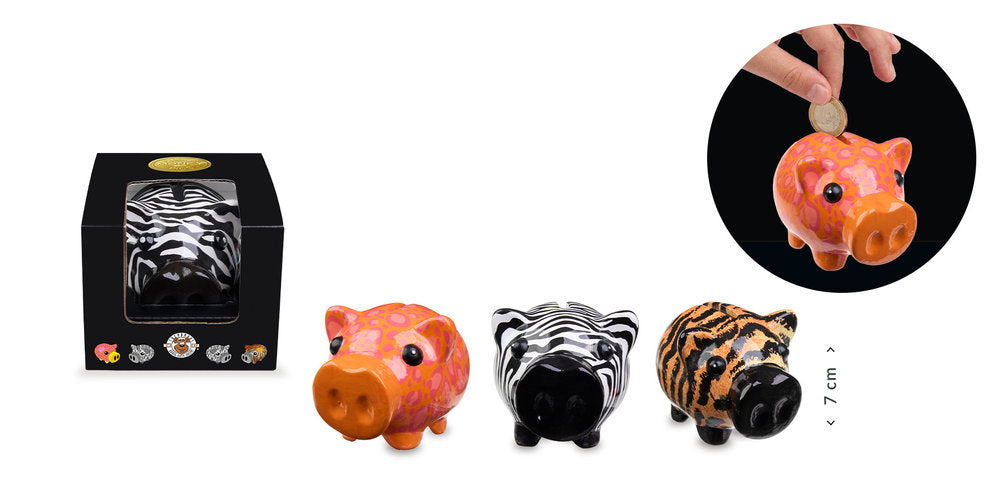 Hucha de cerámica Funny Money cerdito Trendhaus