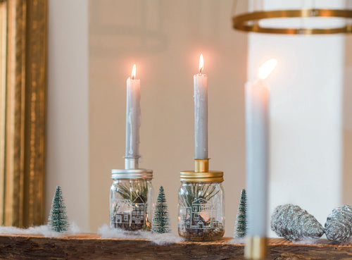BOTE PORTAVELA CRISTAL DECORACION NAVIDAD SURTIDOS | MOSES | 1 UNIDAD | 4033477167125 Imagen principal del producto