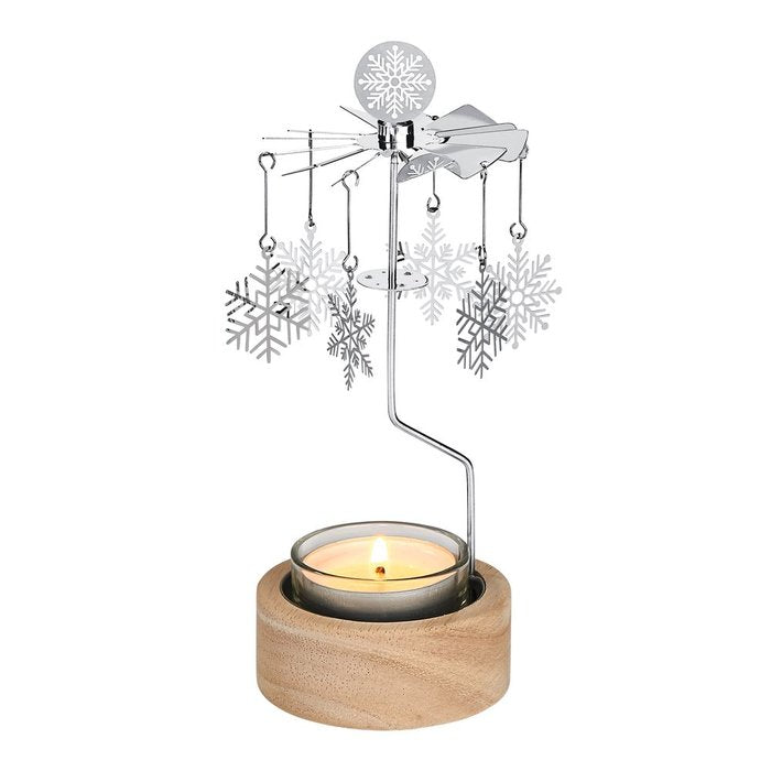 PORTAVELA CARRUSEL SNOWFLAKE NAVIDAD | MOSES | 1 UNIDAD | 4033477168504 Imagen principal del producto