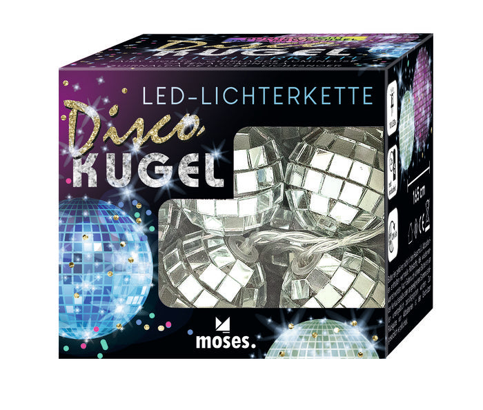 GUIRNALDA DE LUCES BOLAS DE DISCO SURTIDAS | MOSES | 1 UNIDAD | 4033477251978 Imagen principal del producto