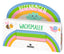 Cera Multicolor Arcoiris Infantil Moses Pack 12 unidades