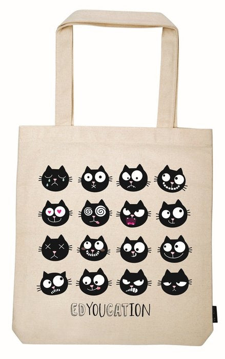 BOLSA DE TELA DE LA COMPRA ED EL GATO EDYOUCATION | MOSES Imagen principal del producto
