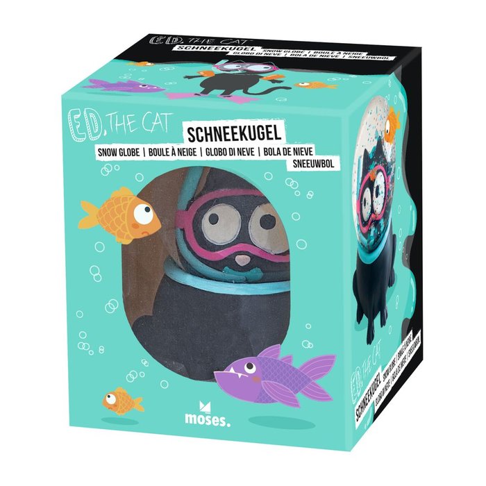 Bola Nieve Gato Eg MOSES Decoración para Hogar y Regalo