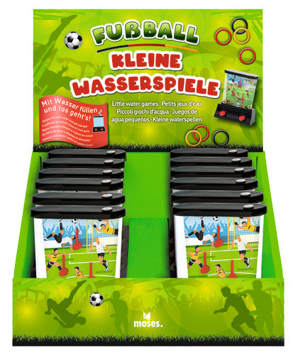 EXPOSITOR 12 JUEGOS DE AGUA FUTBOL | MOSES | ENVASE 12 UDS. UNIDAD | 4033477304391
