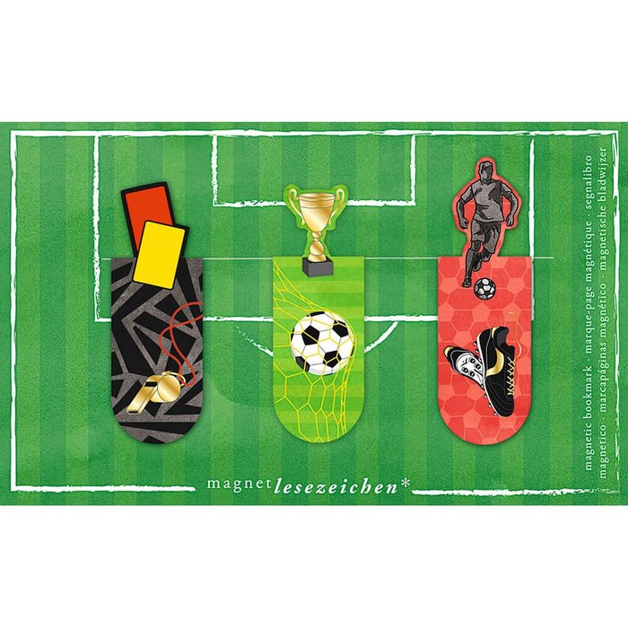 Marcapáginas Magnético Fútbol Fan 6 Unidades MOSES Imagen principal del producto
