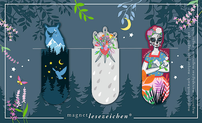 MARCAPAGINAS MAGNETICOS MYSTIC NIGHT 6 UNIDADES | 6 UNIDADES | (MOSES) Imagen principal del producto