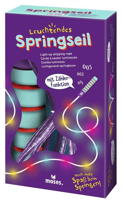 JUEGO CUERDA SALTAR LUMINOSA CON CONTADOR | MOSES | 1 UNIDAD | 4033477381378 Imagen principal del producto