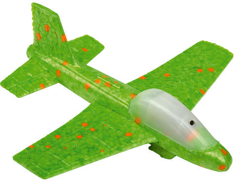 Pequeño avión brillante con LED Moses