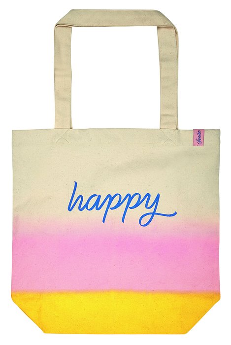 BOLSA TELA DE LA COMPRA ALGODON ORGANICO HAPPY | MOSES Imagen principal del producto