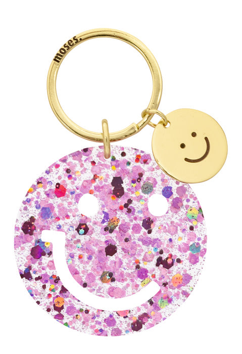 LLAVEROS SMILEY CONFETTI SURTIDOS | MOSES | ENVASE 12 UDS. UNIDAD | 4033477803870