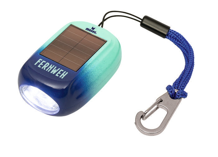 Mini Linterna Solar con Dinamo Colores Surtidos MOSES