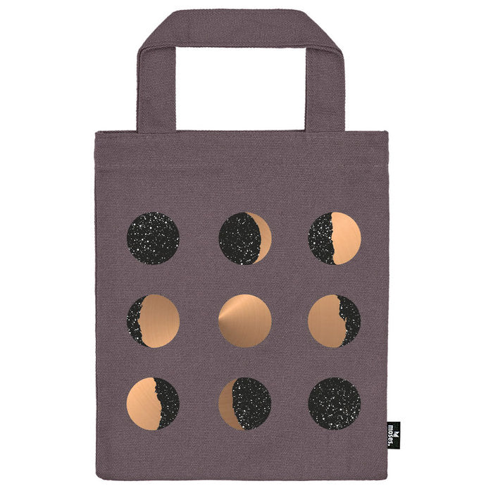 BOLSA DE TELA PARA LIBRO FASES LUNARES | MOSES Imagen principal del producto