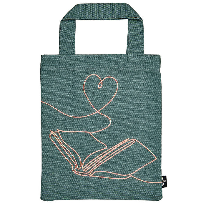 BOLSA DE TELA PARA LIBRO CON BORDADO | MOSES Imagen principal del producto