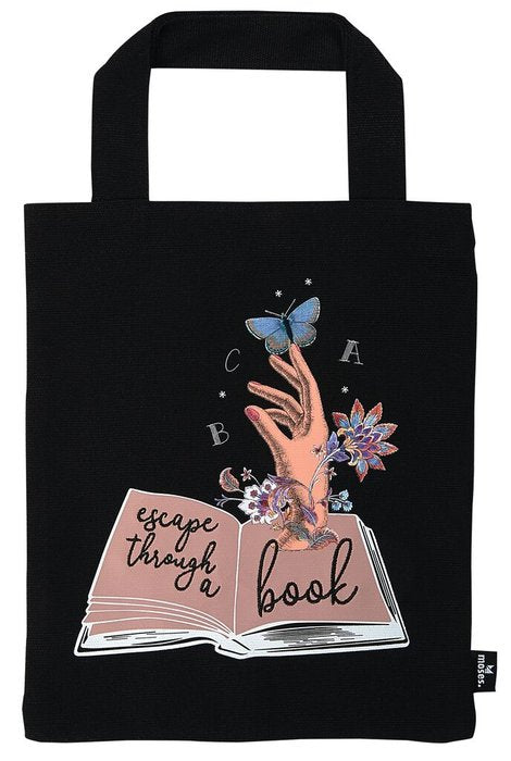BOLSA DE TELA PARA LIBROS ESCAPE THROUGH A BOOK | MOSES Imagen principal del producto