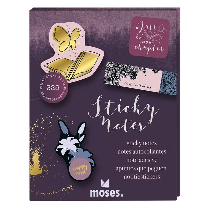 Set de notas adhesivas Booklovers Forever Moses Imagen principal del producto
