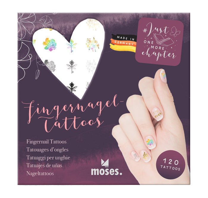 TATUAJES PARA UÑAS AMANTES LECTURA | MOSES | 1 UNIDAD | 4033477835215 Imagen principal del producto