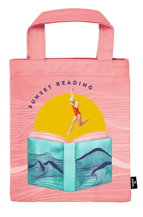 BOLSA DE TELA PARA LIBROS SUNSET READING | MOSES Imagen principal del producto