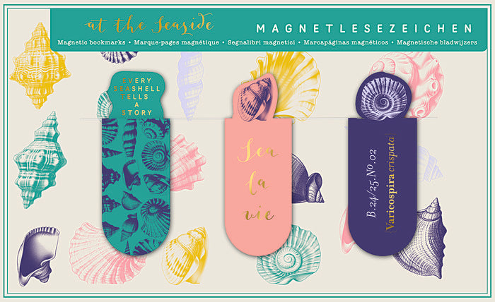 MARCAPAGINAS MAGNETICOS AT THE SEASIDE 6 UNIDADES | MOSES | ENVASE 6 UDS. UNIDAD | 4033477835444