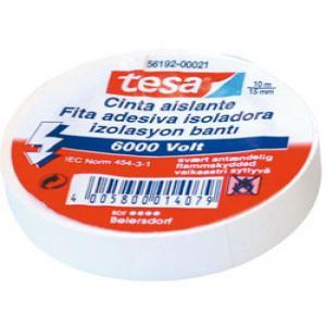 Cinta Aislante Blanca Tesa 10x15 mm Pack 10 unidades