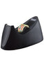 Portarrollos sobremesa Tesa Easy cut curve para cinta 33 m negro