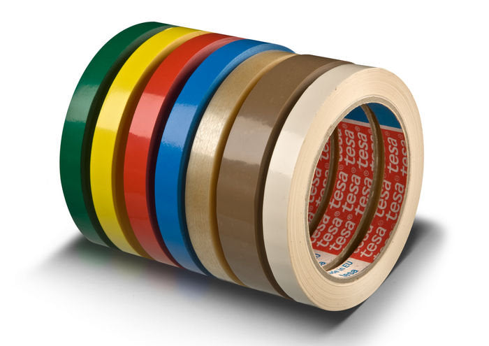 CINTA ADHESIVA TESA 66M X 12MM CIERRA BOLSA ROJO | 12 UNIDADES | (TESA TAPE, S,A,) Imagen principal del producto
